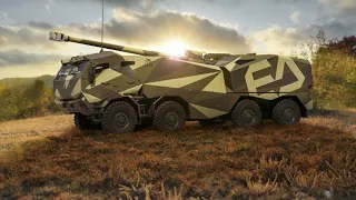 Excalibur Army displays Morana 155mm self-propelled howitzer 2023 / News Military Update - NMU