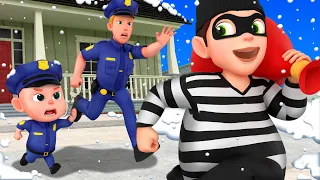 Police Song + Hide and Seek  | More Nursery Rhymes & Kids Songs | Rosoo Songs