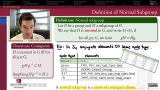 301.9C Extra: Normal Subgroups and Conjugacy Classes