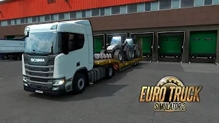 Euro Truck Simulator 2  (Steering Wheel + Paddle Shifter) Gameplay