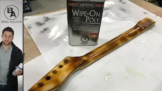 How to apply a poly finish to your guitar neck (by hand)