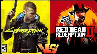 CYBERPUNK 2077 vs RED DEAD REDEMPTION 2 comparison of detail...