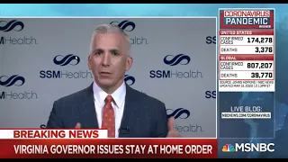 SSM Health Chief Medical Officer Alexander Garza on MSNBC: COVID-19 Outbreak