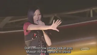 SCANDAL - Koshi Tantan (LIVE - Romaji & English Subtitles)