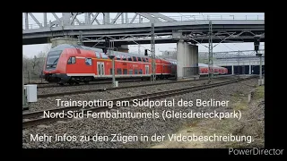 Trainspotting Berlin | Gleisdreieckpark 1.0 | Nord-Süd-Fernbahn | ICE 1, ICE 4, IC 2, Dosto, KISS