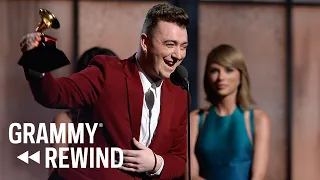 Watch Sam Smith's Emotional Best New Artist GRAMMY Win In 2015 | GRAMMY Rewind