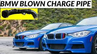 HOW TO KNOW IF YOUR BMW HAS A BLOWN CHARGE PIPE? Common BMW problems.