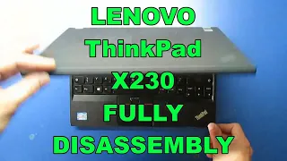 LENOVO ThinkPad X230 fully disassembly