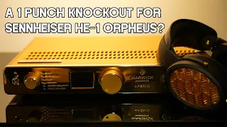 A 1-punch knockout for SENNHEISER HE-1 ORPHEUS? Warwick Acoustics 24carat gold Aperio RE-REVIEW
