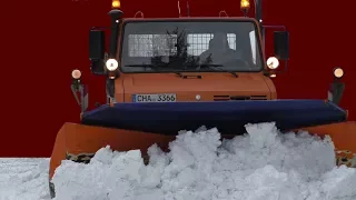 Winterdienst in Lohberg: UNIMOG 1400