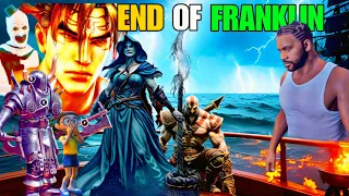 GTA 5 Franklin Stopped DEVIL GOD Taking All Powers Of AVENGERS And SUSANOO GTA 5 | SHINCHAN and CHOP