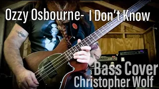 Ozzy Osbourne - I Don't Know ( Bass Cover ) [ Bass and Drums Only ]