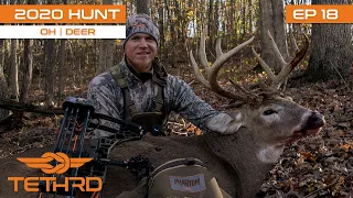 2020 Tethrd Hunt Tour -MONSTER Ohio Buck At 14 Yards!-