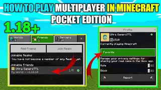 How To Play Multiplayer In Minecraft Pe 1.18 | Play With Friends |(Hindi)| Ultra Bittu Gamerz 2.0