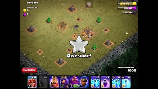 Old WORLD RECORD Clash of Clans, Goblin Level 1: Payback 100% Speedrun