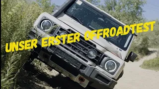 Unser erster Ineos Grenadier Offroadtest: Verschränkung, Mitteldifferenzialsperre und Schräglage