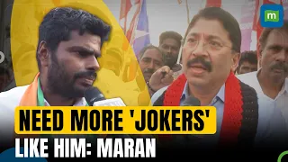 'Useless Without A Surname', BJP's Annamalai Hits Back At DMK's Maran  On His 'Joker' Comment