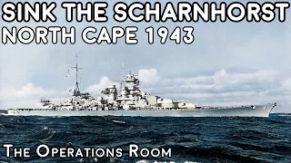 The Sinking of Scharnhorst, The Battle of North Cape 1943 - Animated