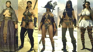 Dragon's Dogma 2 All Sexy Female Armor Showcase/Locations - All Vocation Options