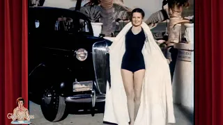 Vintage 1930's Swimsuits on Film | Restored and Colorized