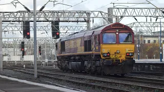 Trains at Crewe (13/12/2023) (ft 56, 805, two 67 TFW moves and 66024)