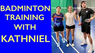 BADMINTON TRAINING WITH KATHNIEL- Training one of the Philippines’ most popular celebrity couples