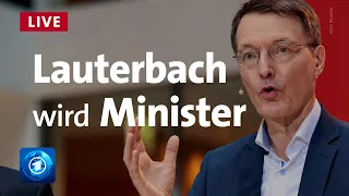 SPD stellt Kabinettsmitglieder vor: Lauterbach wird Gesundheitsminister