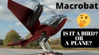 Birdshaped flying car | Phractyl Macrobat| Birdoplane | EVTOL | Electric Aircraft