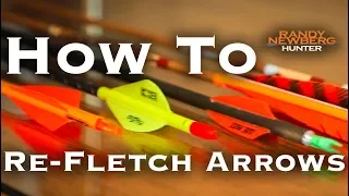DIY Arrow Re-Fletching | Learn How to Re-Fletch Your Arrows!