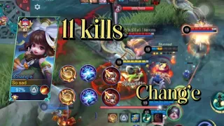 11 kills Chang’e ll Build damage in Rank look the Enemy 2023
