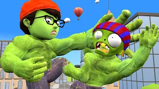 Scary Teacher 3D NickSuper Vs Giant Zombie - ice Scream and Dr ZomBoss Troll Tani Funny Animation