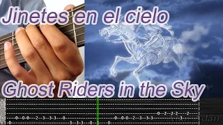 Jinetes en el Cielo TAB - Ghost Riders in the Sky Country Style TAB #345