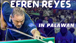 Dinagsa ng maraming tao ang pagpunta ni Efren Bata Reyes sa Palawan! EFREN REYES VS ARIES ARAGON