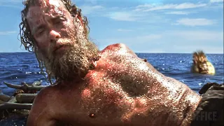 Tom Hanks loses Wilson | Cast Away | CLIP