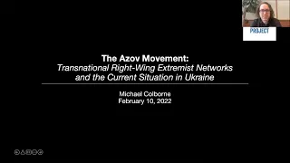 CEP Webinar: "The Azov Movement in Ukraine" | Michael Colborne