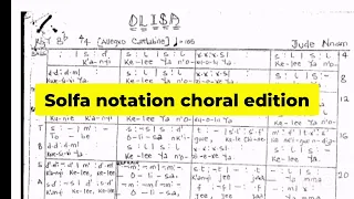 Olisa by Jude Nnam (Akam di n'elu) Solfa notation music sheet + lyrics