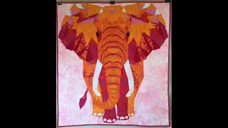 Elephant Abstractions Violet Craft