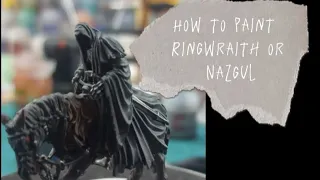 First step along the 'Get off the road' diorama. How to paint a Ringwraith.