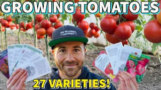 27 Amazing TOMATO Varieties I'm Growing In My 2023 Garden