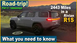 We drove 2443 Miles in the RIVIAN R1S! - Here's what you need to know | Rivian Dad