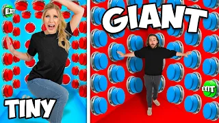 GIRLS vs BOYS 1000 Mystery Buttons *EXTREME challenge*