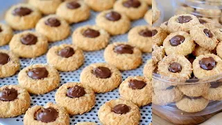 500g Terigu | RESEP KUE KERING LEBARAN WAJIB ADA NIH, Nutella Thumbprint Cookies | ENAK BANGET