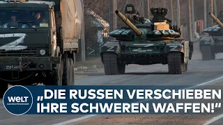 PUTINS KRIEG: "Russen verschieben ihre schwere Waffen!" Ukraine meldet hohe Verluste