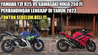 Bingung Pilih Yang Mana? Komparasi Lengkap Yamaha R25 VS Ninja 250 FI di tahun 2023|Review Indonesia