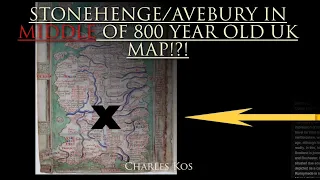 STOP!!!! "LOST BLUEPRINT" FOR PLACEMENT OF STONEHENGE, AVEBURY!! on '800/5000 YEAR OLD MAP'!!!?