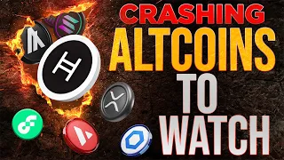 Crashing Altcoins To Watch 🔥 Dollar-Cost-Average Time?