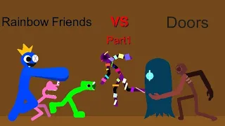 Rainbow Friends vs Doors part 1