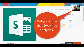 #Microsoft365 Day 351: Did you know Sway had Analytics?