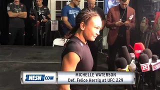 Michelle Waterson outlasts Felice Herrig in dominating UFC 229 performance