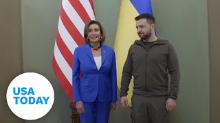 Volodymyr Zelenskyy welcomes U.S. House Speaker to Ukraine | USA TODAY